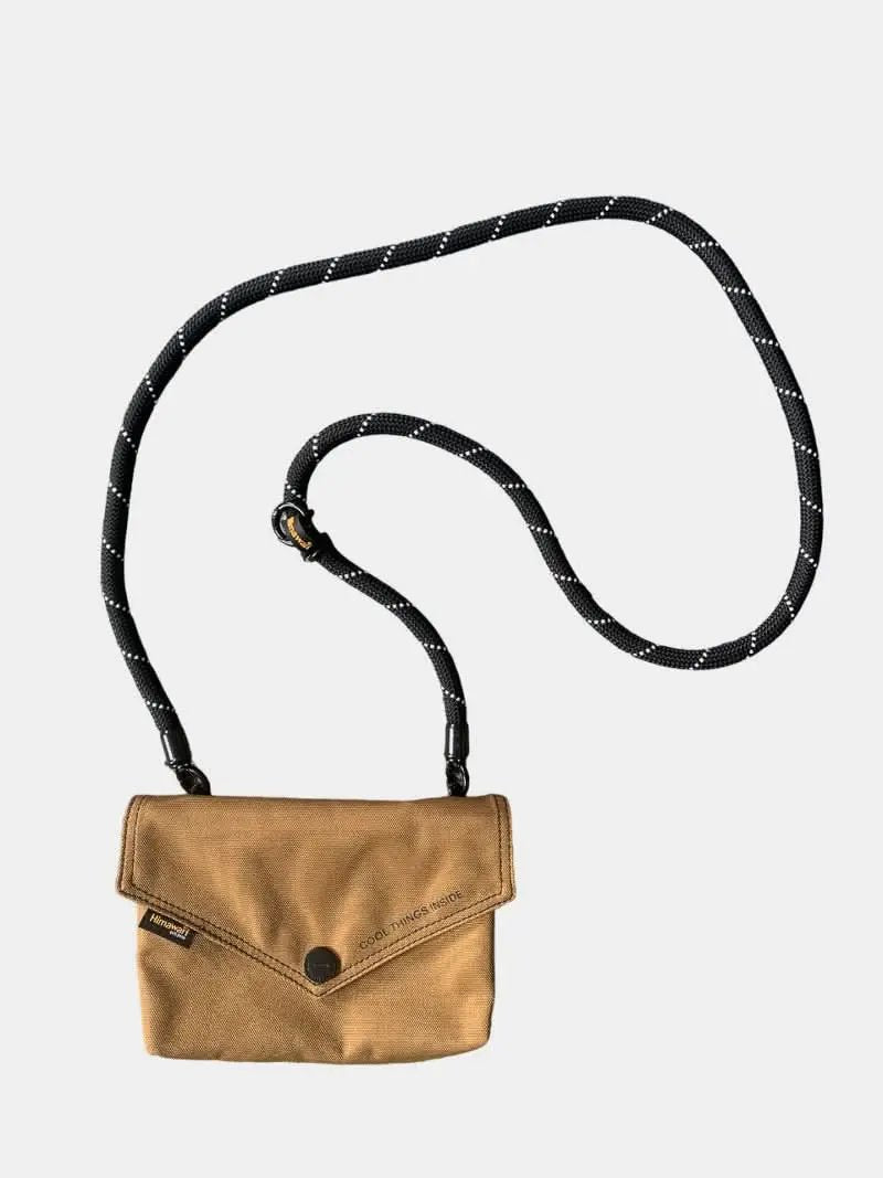 Himawari Solid Color Envelope Shape Crossbody Bag with Removable Strap - Love Salve